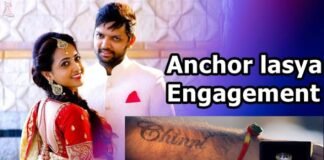 Anchor lasya Engagement with Her Soulmate Manjunath