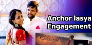 Anchor lasya Engagement with Her Soulmate Manjunath
