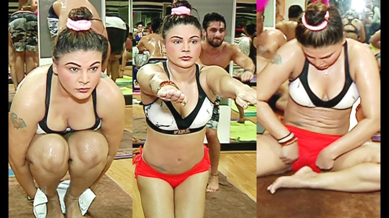 Rakhi Sawant Hot Yoga Video On International Yoga Day 2017 1 Rakhi Sawant Hot Yoga Video On International Yoga Day