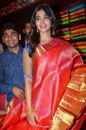 pooja hegde traditional saree photos southcolors 37