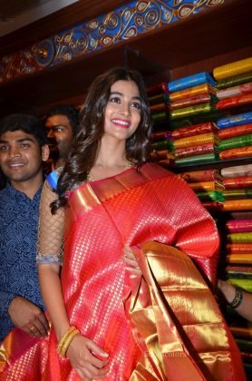 pooja hegde traditional saree photos southcolors 38