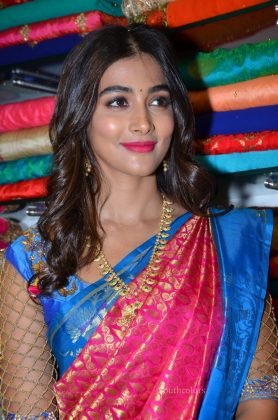 pooja hegde traditional saree photos southcolors 9