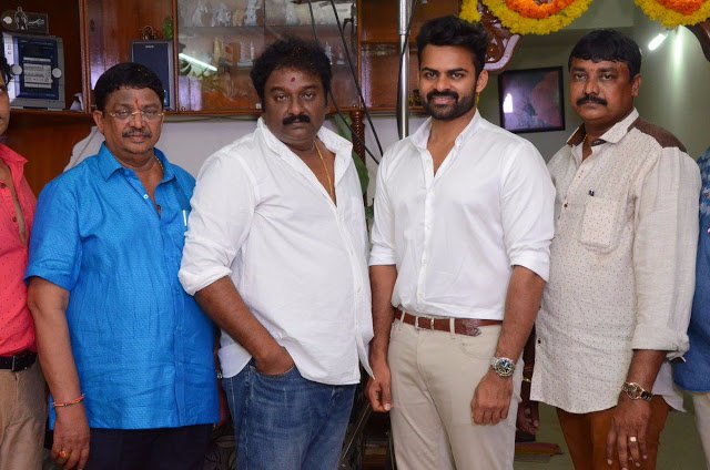 Sai-Dharam-Tej-and-VV-Vinayak-Movie-Launched Sai Dharam Tej and VV Vinayak Movie Launched