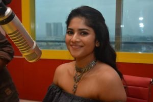 megha akash photos at radio mirchi 7