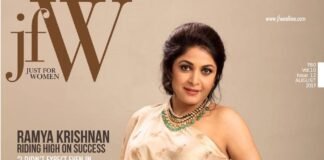 Ramya Krishnan Pose JFW Magazine Cover Photoshoot on August Edition