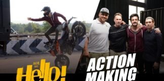 Akhil Akkineni Action Making Video of HELLO Movie