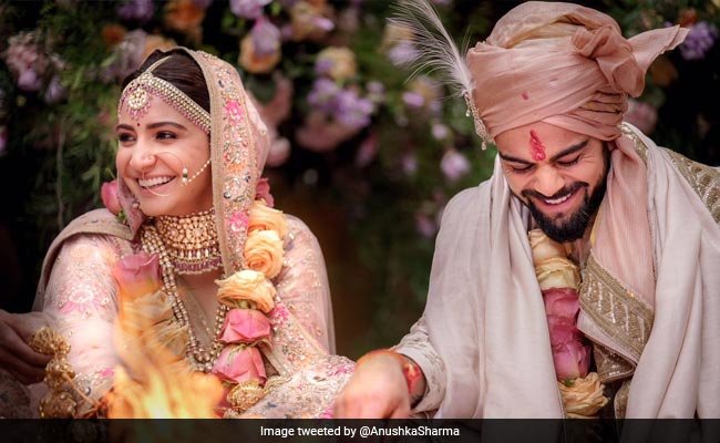 Anushka Sharma and Virat Kohli Married See Wedding Pics