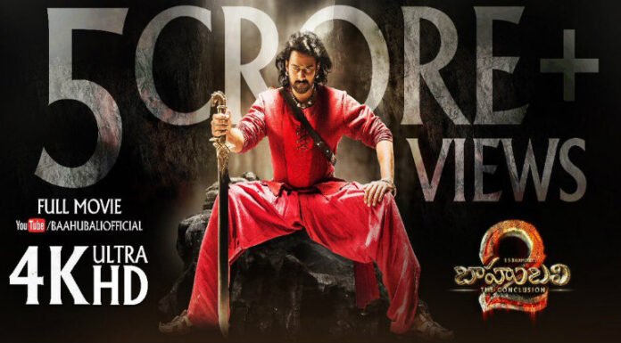 Baahubali 2: The Conclusion Full Movie Gets 5 Crore Views on YouTube