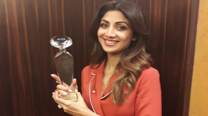 Actress Shilpa Shetty wins PETA's Hero To Animals Award