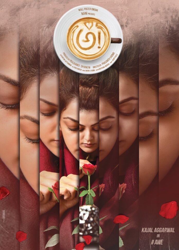 kajal-aggarwal-first-look-poster-awe-movie-southcolors Kajal Aggarwal First Look Poster AWE Movie