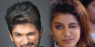 Allu Arjun in AWE of Priya Prakash Varrier Viral Wink Video