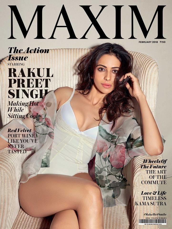 Rakul Preet Singh Hot Bikini Pose to Maxim Magazine 2018