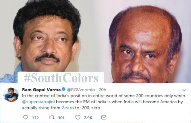 RGV Says India Will Become America When Rajinikanth Becomes PM