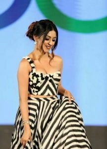 anu emmanuel latest photos at naa peru surya pre release event 16