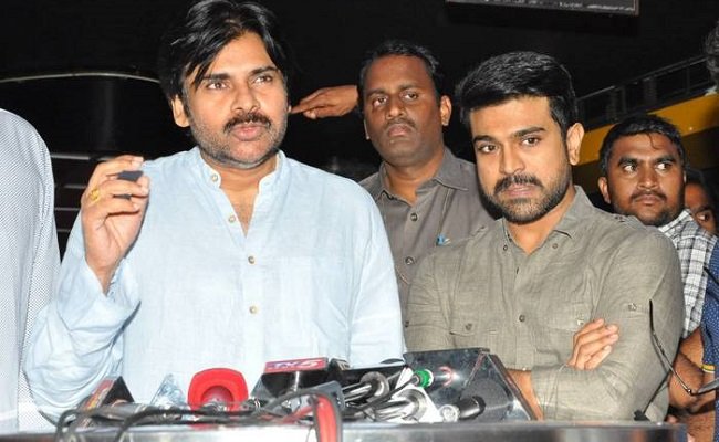 Pawan Kalyan Watched Rangasthalam Movie with Family