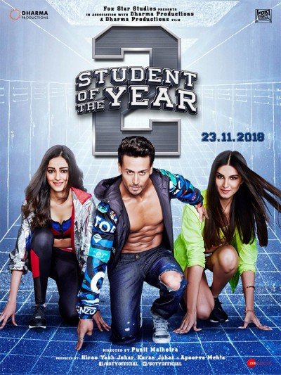 Student Of The Year 2 Movie First Look Poster