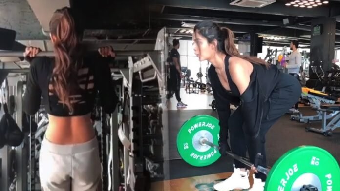 Nidhhi Agerwal Fitness Challenge WorkOut Video