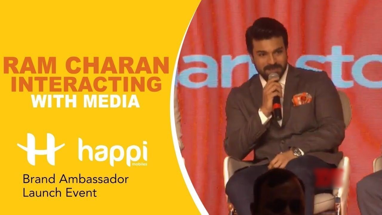 Ram Charan at HAPPI Mobiles Brand Ambassador Unveiling 1 Ram Charan at HAPPI Mobiles Brand Ambassador Unveiling