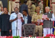 Kumaraswamy Sworn Takes Oath as 25th CM of Karnataka