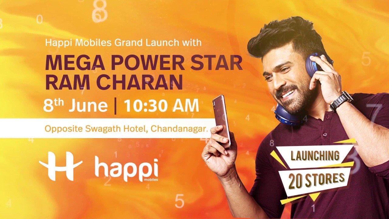 Ram Charan Happi Mobiles AD Photoshoot