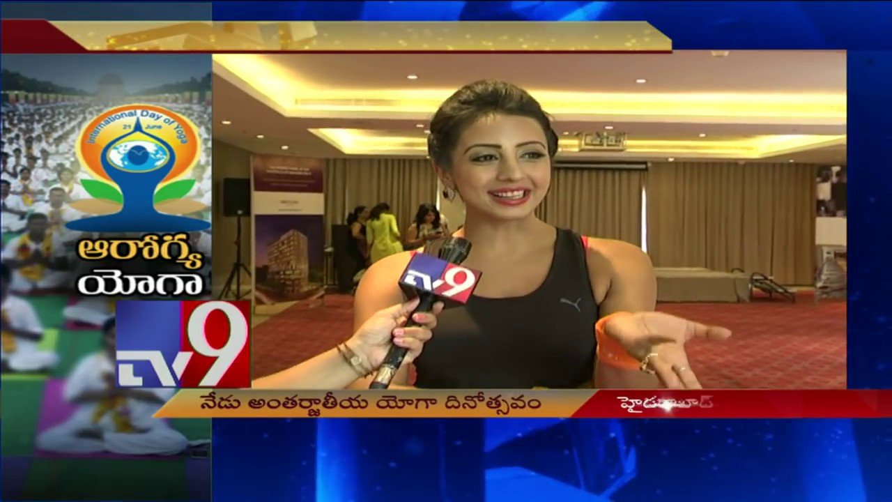 Sanjjanaa Galrani Fitness Secrets Shared on International Yoga Day 2018 1 Sanjjanaa Galrani Fitness Secrets
