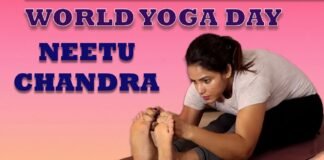 Neetu Chandra Hot Yoga Postures