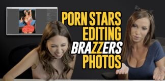 Watching Adult Film Stars Editing Each Others Photos