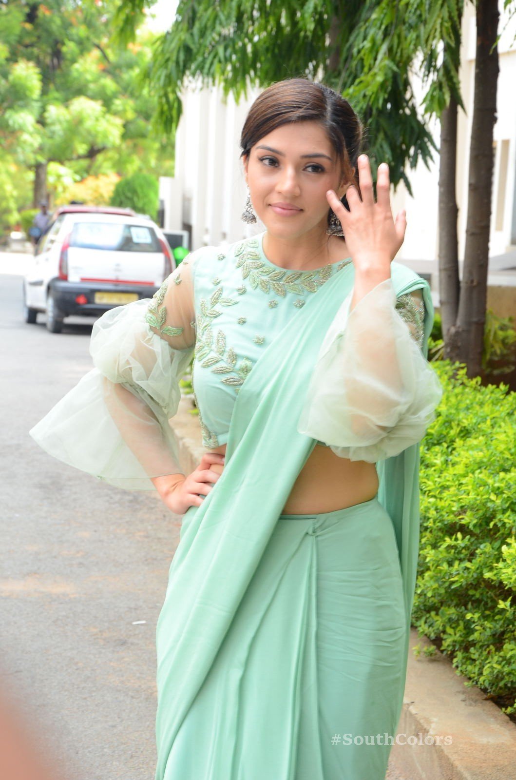 mehrene pirzada photos at pantham movie trailer launch southcolors 5
