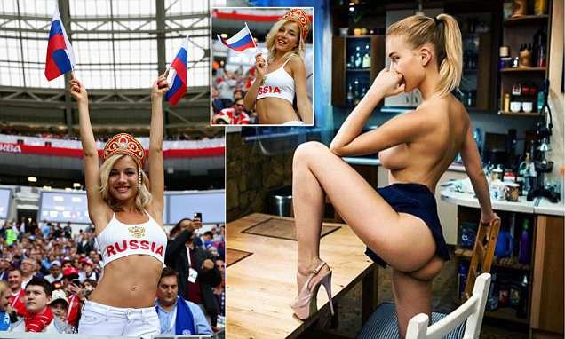 Natalya Nemchinova Turns Hottest Russia World Cup Fan Natalya Nemchinova Turns Hottest Russia World Cup Fan