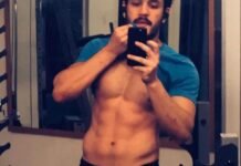 Akhil Akkineni Six Pack Body Picture Shared Instagram