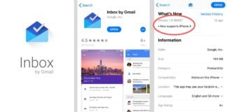 Inbox by Gmail App now Updated for iPhone X