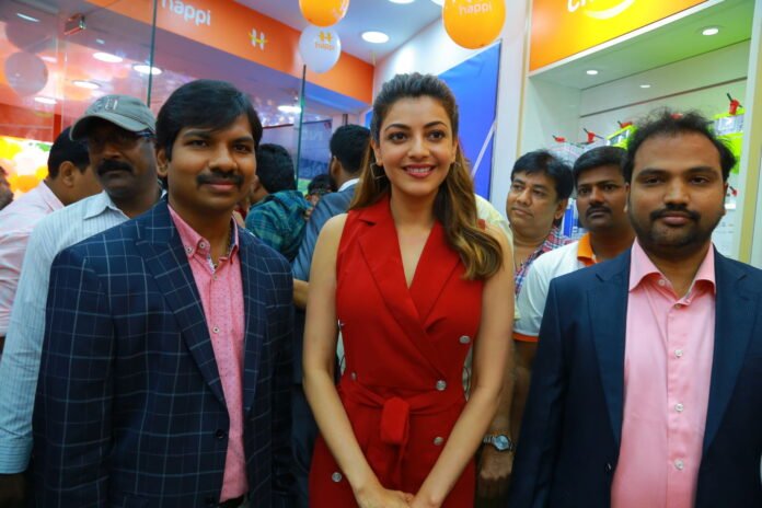 Kajal Aggarwal Red Dress Photos