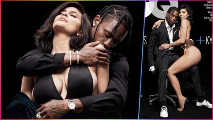 Kylie Jenner Hot Pose With Boyfriend Travis Scott for GQ Magazine Cover