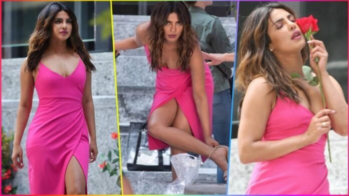 Priyanka Chopra Photos From Isn’t It Romantic Movie Sets