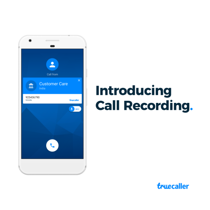 Truecaller Call Recording Feature For Premium Users on Android