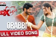 Orabbi Full Video Song From RDX Love Movie