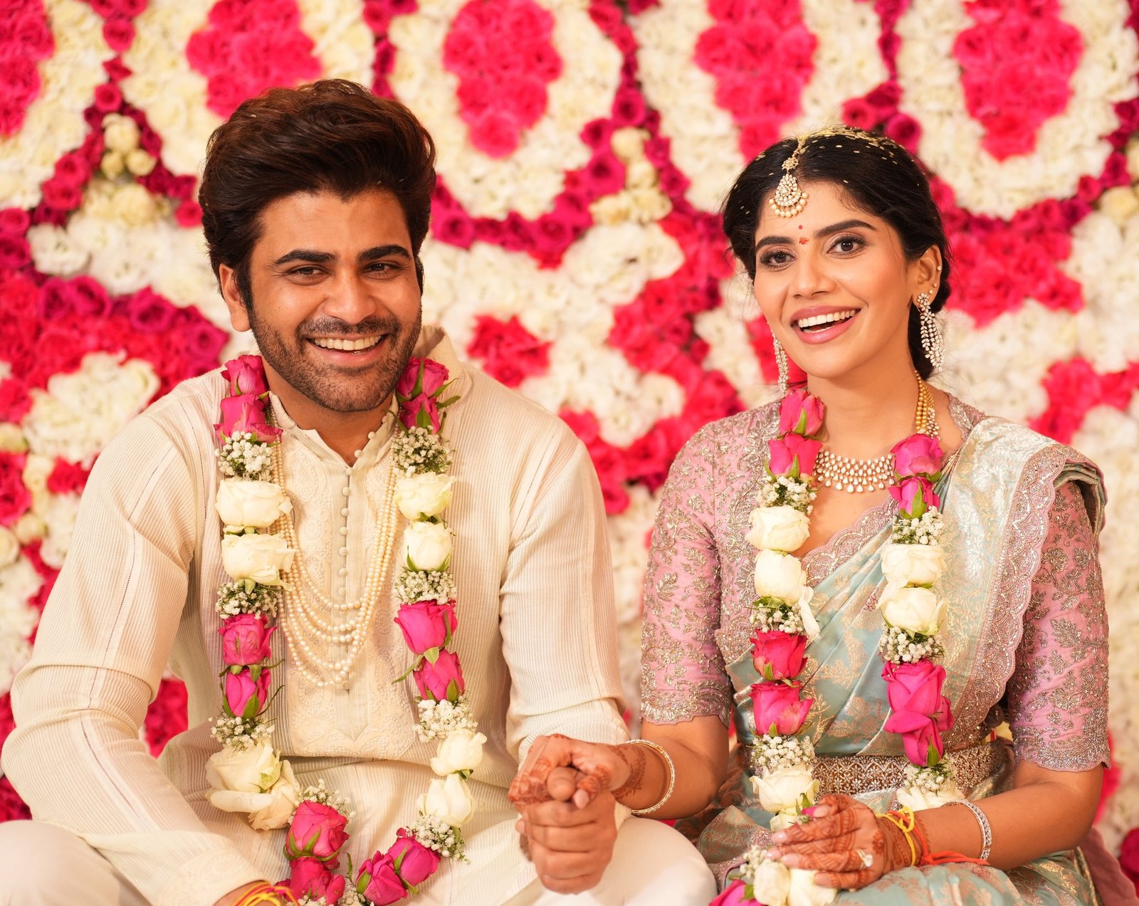 Rakshita Reddy and Sharwanand Engagement Photos southcolors 13