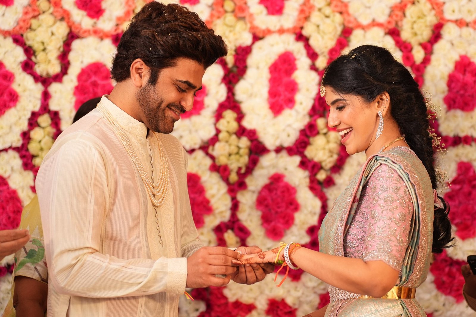 Rakshita Reddy and Sharwanand Engagement Photos southcolors 14